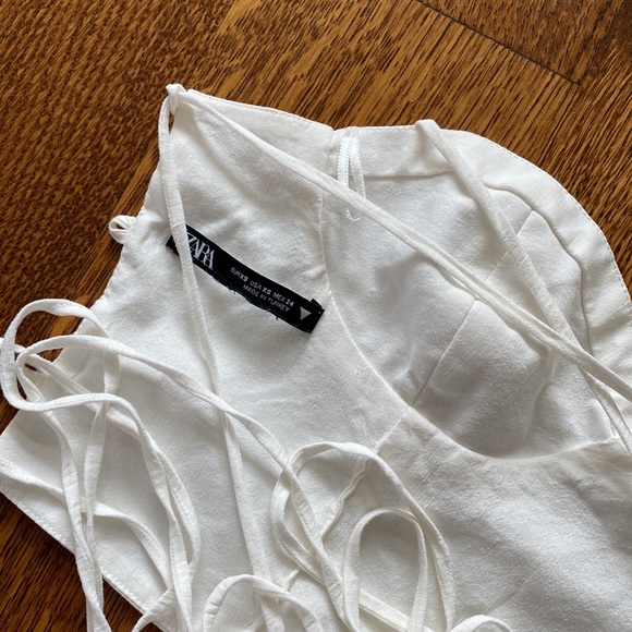 ZARA STRAPPY CORSET TOP - Picture 4 of 4